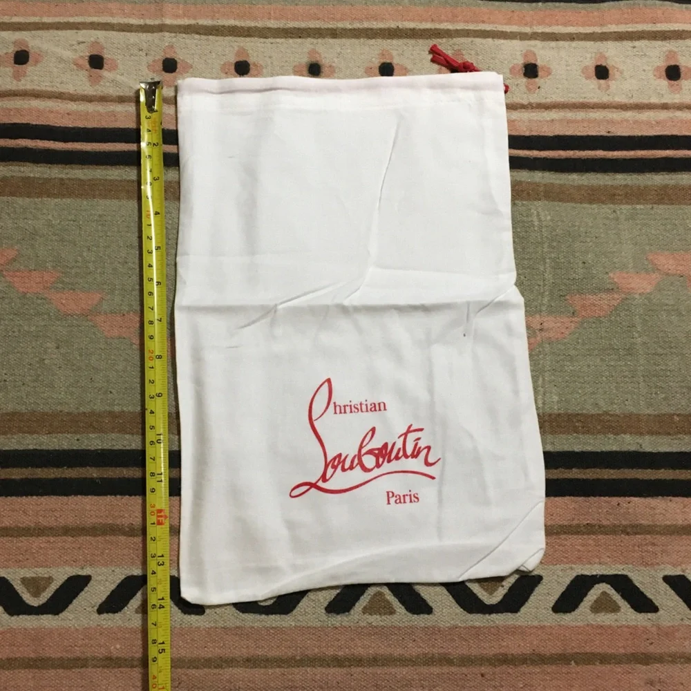Christian Louboutin Paris Dustbag small approx 14” x 9” Travel organize store